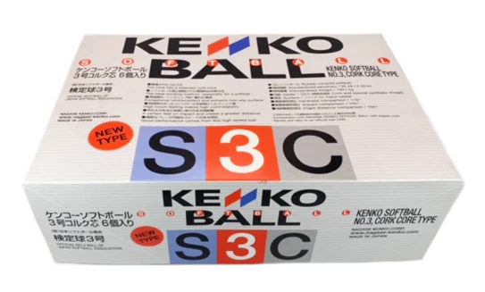 Kenko 12" Rubber Softball - White - Dozen - Image 2
