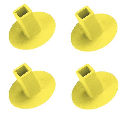 Markwort Mushroom Style Baseball Receptacle Plugs - 4 Pack - Image 4