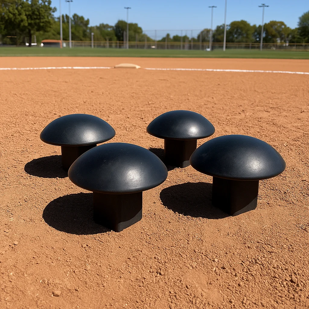 Markwort Mushroom Style Baseball Receptacle Plugs - 4 Pack - Image 5