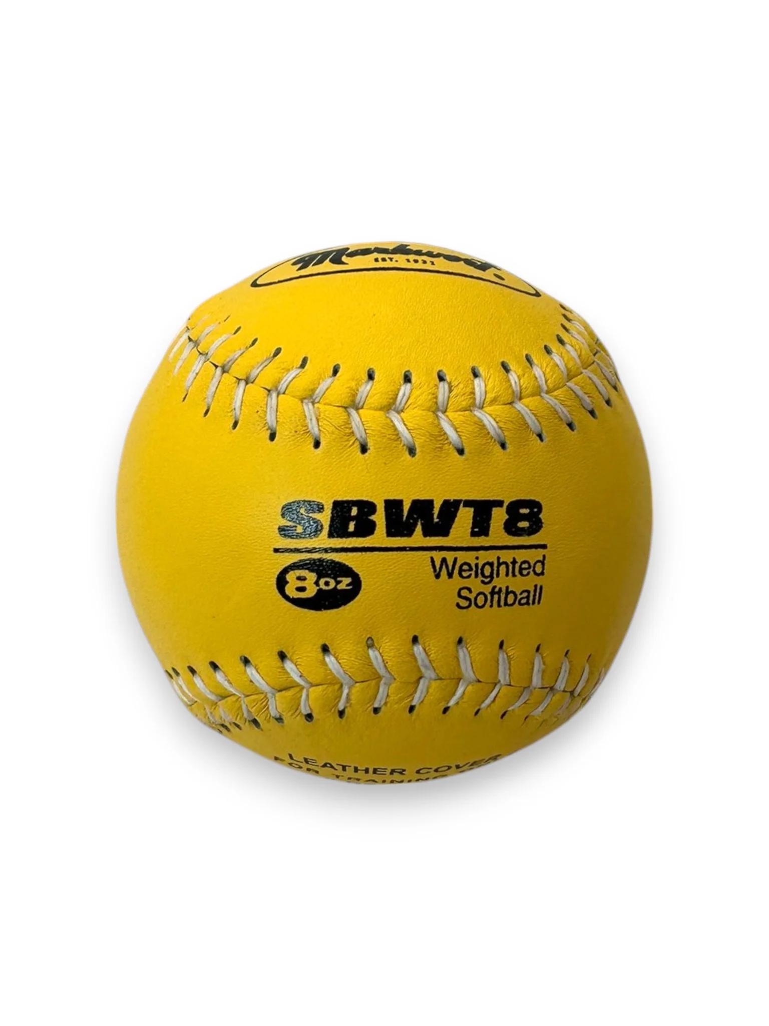 Markwort Weighted Leather Softball Training Balls Set – 6 oz, 8 oz, 10 oz, 12 oz – Set of 4 - Image 3