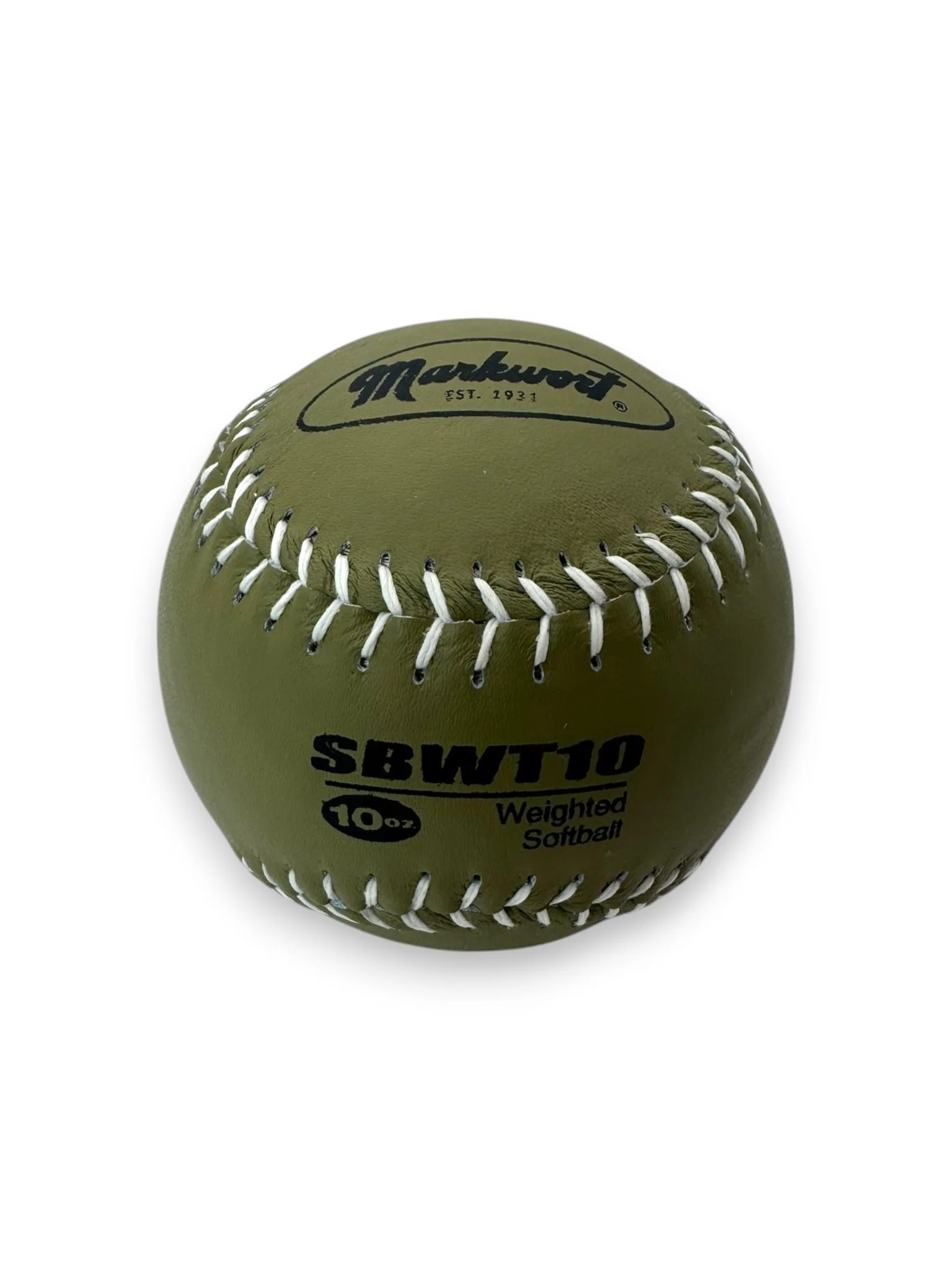 Markwort Weighted Leather Softball Training Balls Set – 6 oz, 8 oz, 10 oz, 12 oz – Set of 4 - Image 4