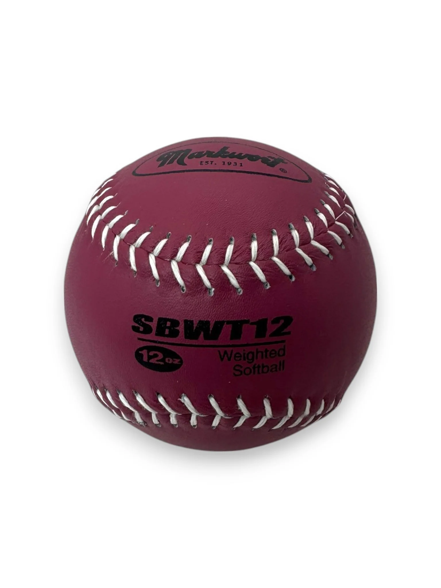 Markwort Weighted Leather Softball Training Balls Set – 6 oz, 8 oz, 10 oz, 12 oz – Set of 4 - Image 5