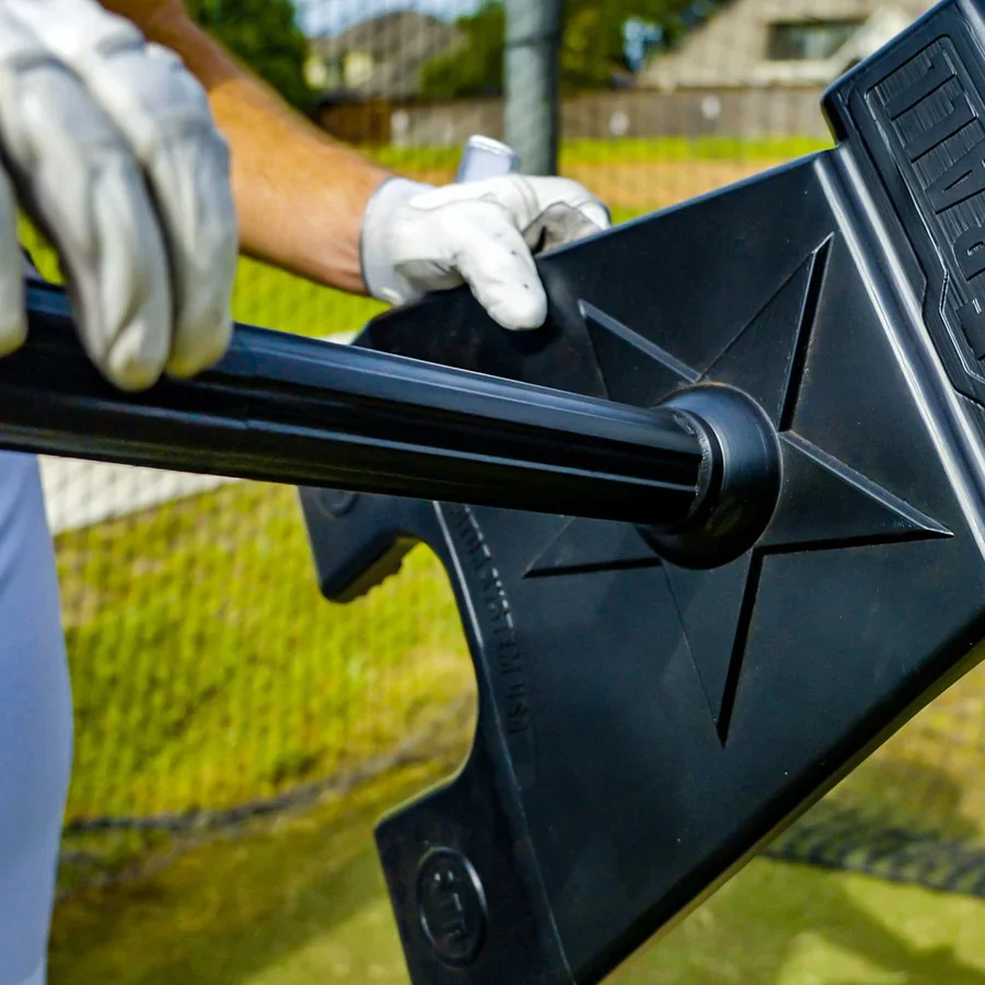Rotor System USA Pro Series Adjustable Baseball / Softball Batting Tee -  Black Base - Image 3
