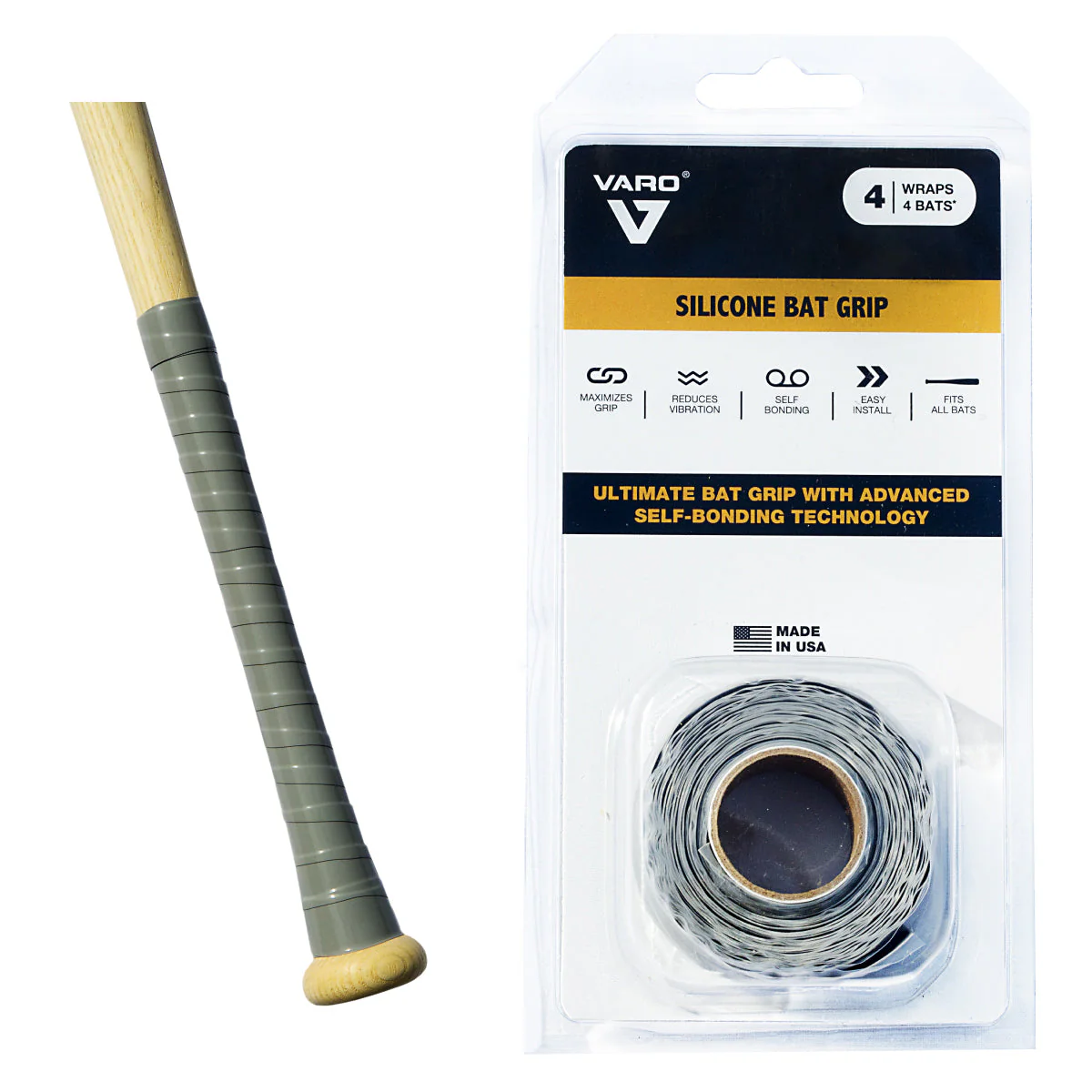 Varo Silicone Bat Grip - 10ft Roll - Image 8