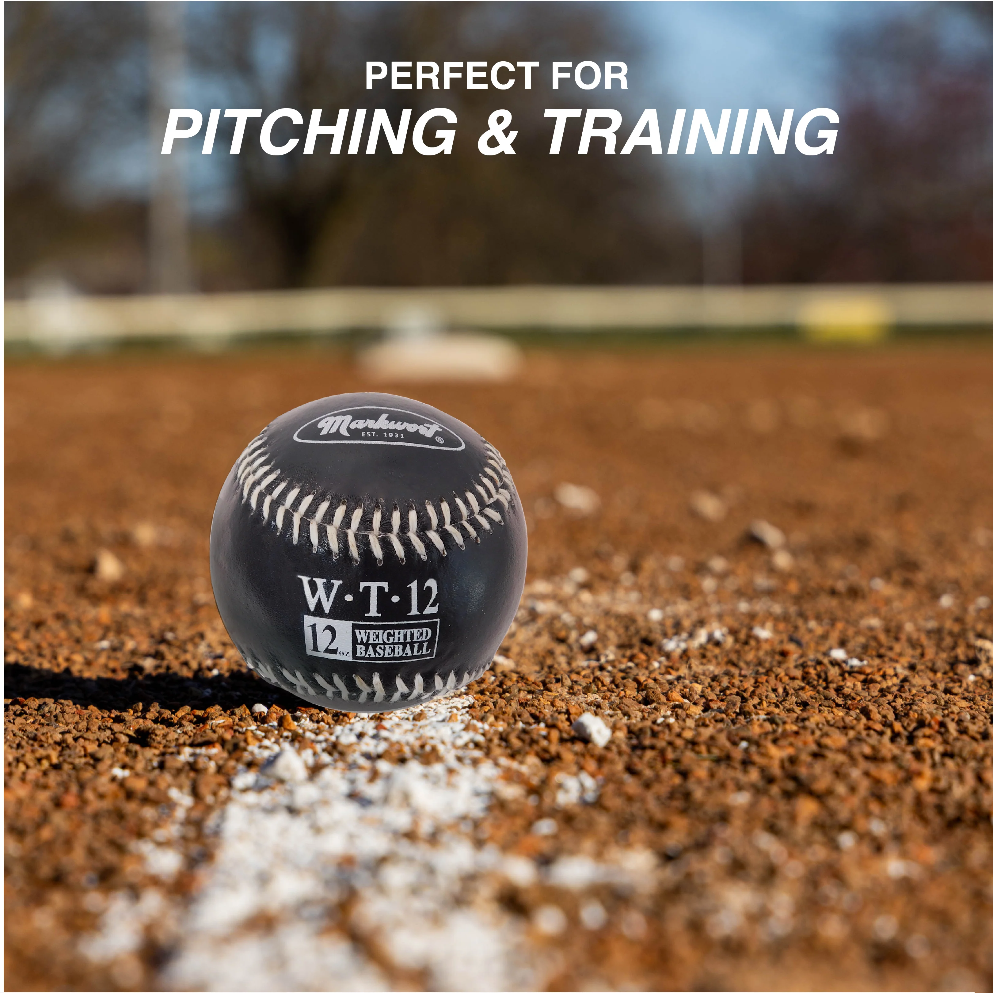 Markwort 9-Inch Leather Cover Weighted Baseball Set - Image 3