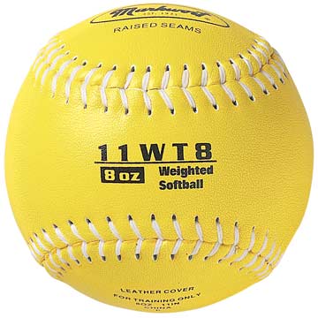 Markwort Color Coded Weighted 11-Inch Softball - Image 7