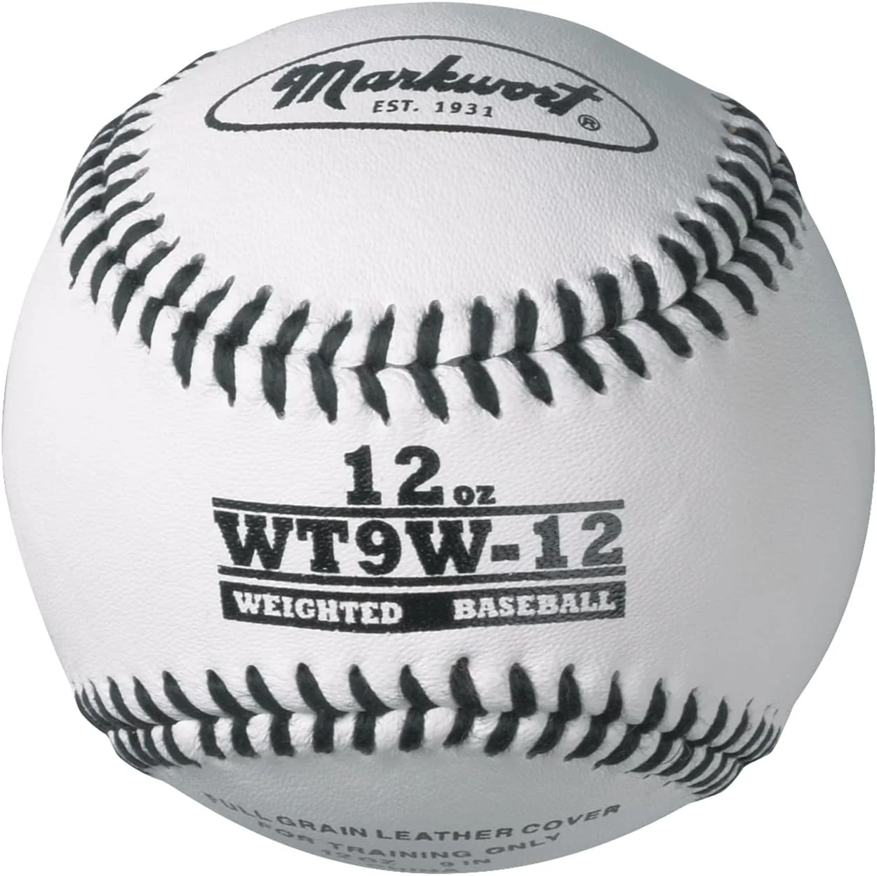 Markwort Lite Weight and Weighted White Leather Baseball - Image 11