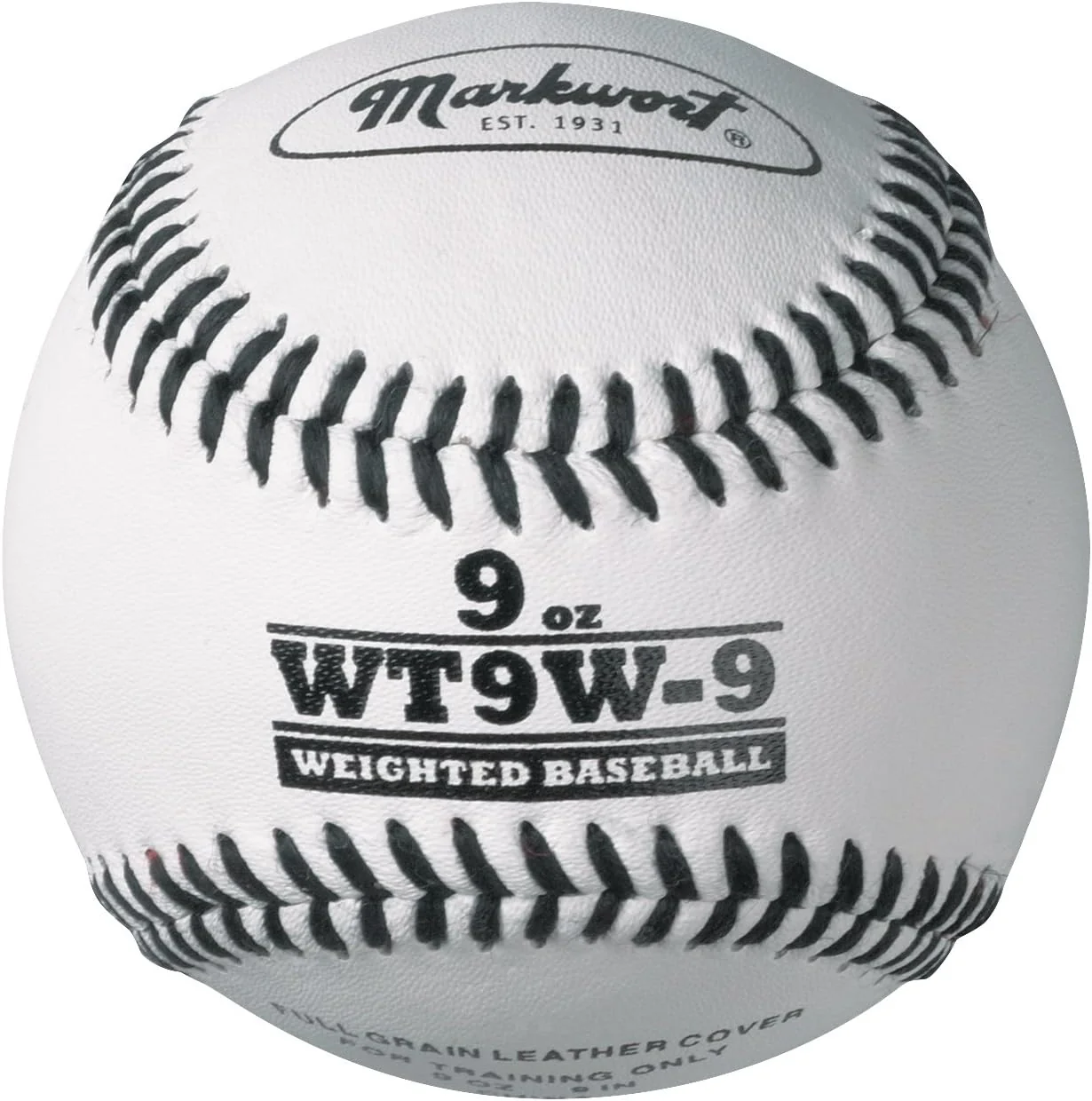 Markwort Lite Weight and Weighted White Leather Baseball - Image 8